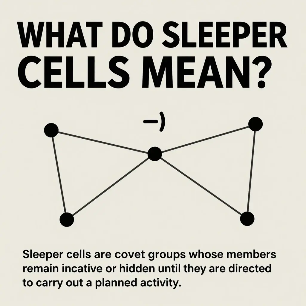 sleeper cells meaning