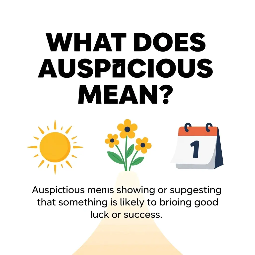 auspicious meaning