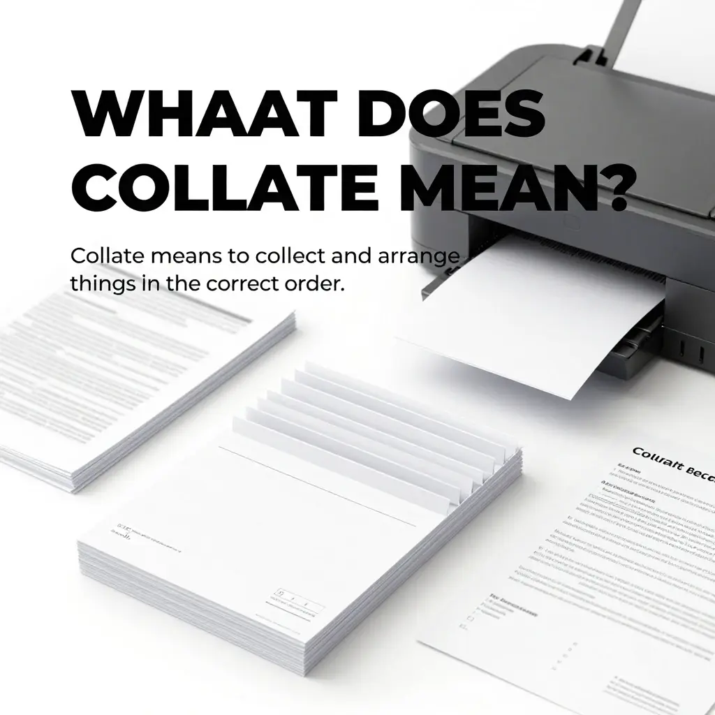 collate meaning