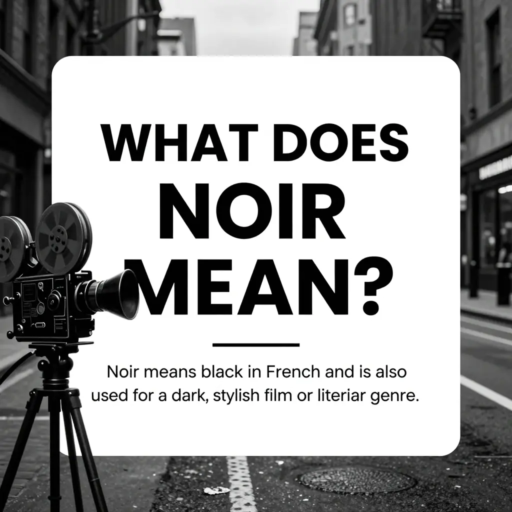noir meaning