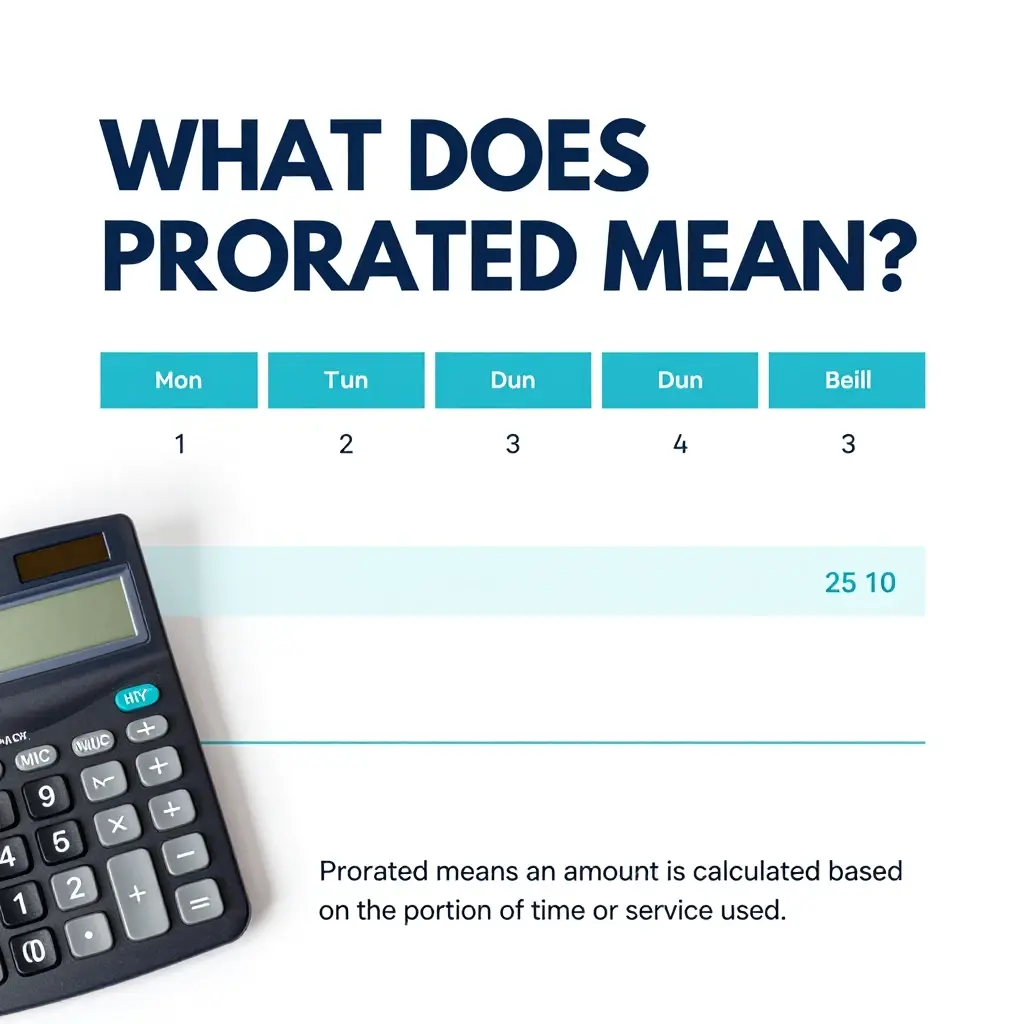 prorated meaning