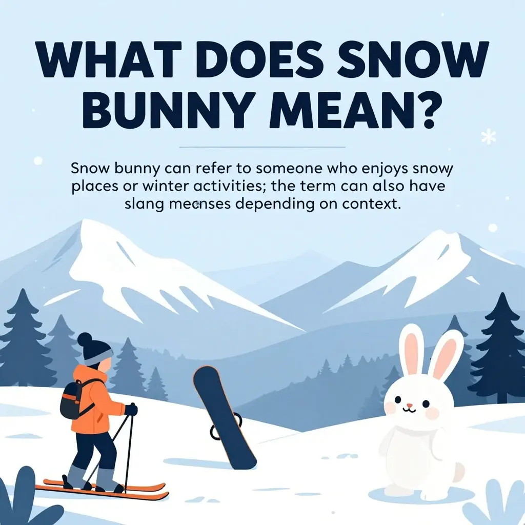 snow bunny meaning
