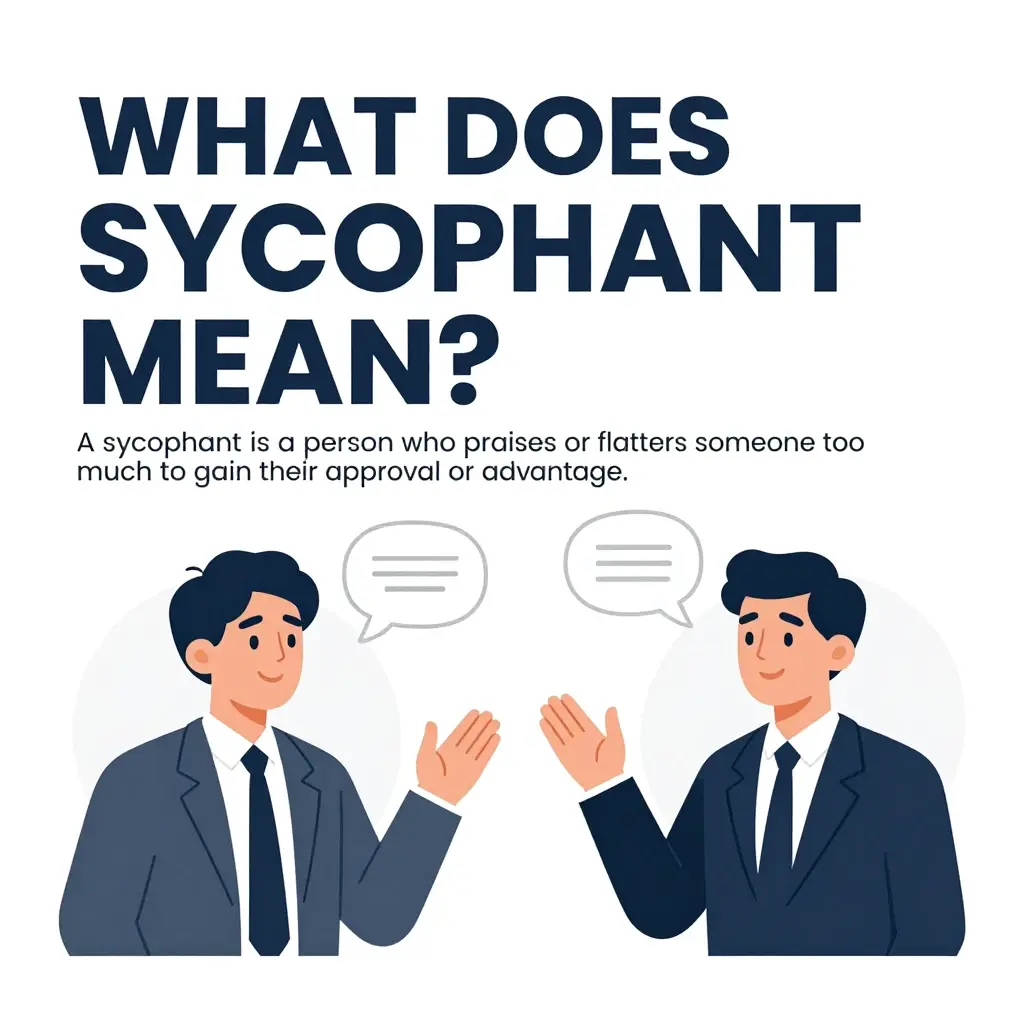 sycophant meaning