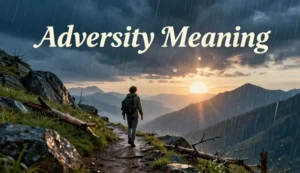 adversity meaning