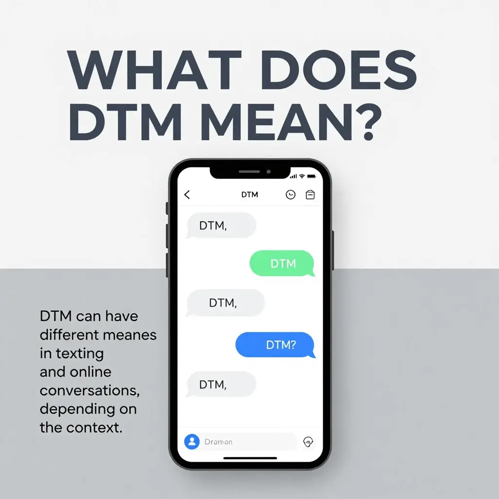 dtm meaning