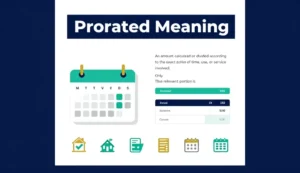 prorated meaning