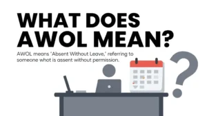 awol meaning