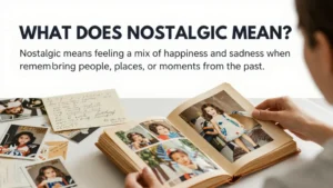 nostalgic meaning