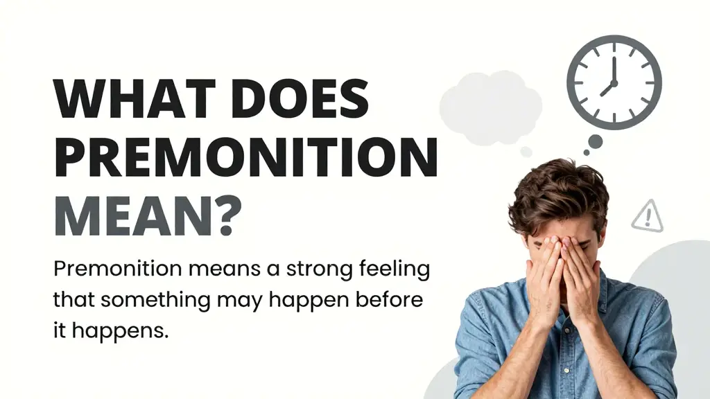 premonition meaning
